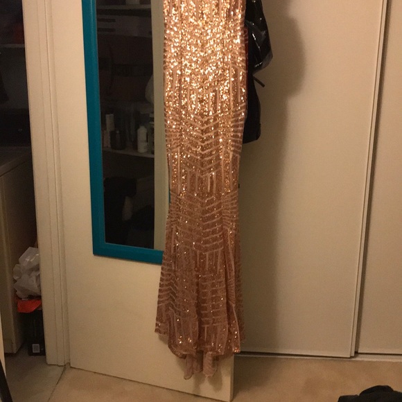 Brand new rose gold sequin dress - Picture 5 of 6
